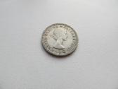 6 pence , Anglija , 1955 . - nuotraukos Nr. 2