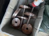 Suoliukas ir hanteliai 2x30kg - nuotraukos Nr. 2