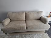 Naudota, kokybiška, šviesi sofa - nuotraukos Nr. 2