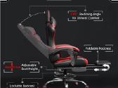 Ergonomiška žaidimų kėdė su masažo funkcija - nuotraukos Nr. 12