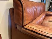 Natūralios odos (bisono) sofa + 2 foteliai – kokyb - nuotraukos Nr. 6