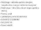 Stalviršis,neapdorotas mango masyvas - nuotraukos Nr. 5