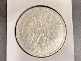 5 markės, Vokietija,sidabrinės monetos 1902,03,04 - nuotraukos Nr. 3