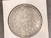 5 markės, Vokietija,sidabrinės monetos 1902,03,04 - nuotraukos Nr. 2