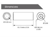 26650 Lifepo4 baterijos 3.3v 2600mah Lithiumwerks - nuotraukos Nr. 4