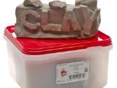 Ore kietėjantis molis 2,5 kg, rudos spalvos, Scola
