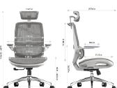 Ergonomiška biuro kėdė - nuotraukos Nr. 2