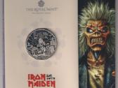 Muzikos legendos- Iron Maiden 2025 Jk 5£ Bu moneta
