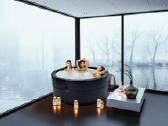 Karkasinis džakuzi Avenli Spa Osaka Black Leather - nuotraukos Nr. 2