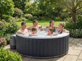 Pripūčiama džakuzi Phuket Blue Laser Rattan, 4-6