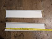 Metalinės baltos lentynėlės 60 cm ilgio - nuotraukos Nr. 4