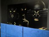 Metalinis paveikslas 150x75 cm