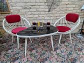 Vintažinis mid century Space Age baldų komplektas - nuotraukos Nr. 21