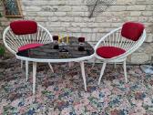 Vintažinis mid century Space Age baldų komplektas - nuotraukos Nr. 27