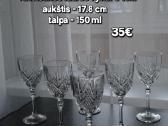 Vintažinės krištolinės taurelės - nuotraukos Nr. 14
