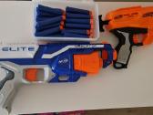 Nerf 2 šautuvai ir kulkos
