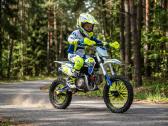 Krosinis motociklas Dt125 125cc su el. Starteriu