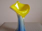 Vintažinė Murano stiklo „jack-in-the-pulpit“ vaza