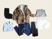XS paketas Bershka + H&m su leopardiniu kailinuku