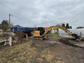 Tvenkiniu kasimas, valymas, ilgastrelis Cat 323 - nuotraukos Nr. 38