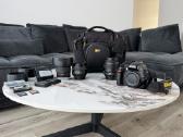 Nikon D5100 fotoaparatas + 3 objektyvai