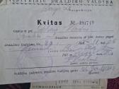 Įvairūs seni kvitai kolekcionavimui - nuotraukos Nr. 2