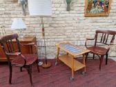 Vintažinis mid century serviravimo staliukas - nuotraukos Nr. 11