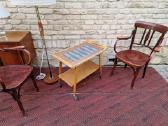 Vintažinis mid century serviravimo staliukas - nuotraukos Nr. 34