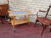 Vintažinis mid century serviravimo staliukas - nuotraukos Nr. 35