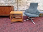 Vintažinis mid century tikmedžio staliukas - nuotraukos Nr. 3