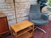 Vintažinis mid century tikmedžio staliukas - nuotraukos Nr. 4