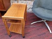 Vintažinis mid century tikmedžio staliukas - nuotraukos Nr. 16