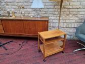 Vintažinis mid century tikmedžio staliukas - nuotraukos Nr. 19