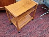 Vintažinis mid century tikmedžio staliukas - nuotraukos Nr. 23
