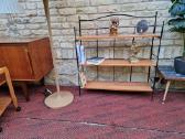 Vintažinė mid century knygų/neknygų lentyna - nuotraukos Nr. 15
