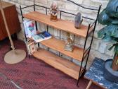 Vintažinė mid century knygų/neknygų lentyna - nuotraukos Nr. 21
