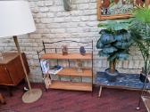 Vintažinė mid century knygų/neknygų lentyna - nuotraukos Nr. 22