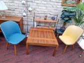Vintažinis mid century tikmedžio kavos staliukas - nuotraukos Nr. 9