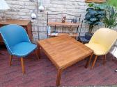 Vintažinis mid century tikmedžio kavos staliukas - nuotraukos Nr. 11