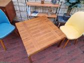 Vintažinis mid century tikmedžio kavos staliukas - nuotraukos Nr. 17
