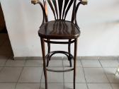 Senovinė medinė tvirta baro kėdė 79 Eur