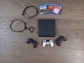 Playstation 4 Slim+papildomas pultelis+3 žaidimai