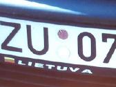Valstybiniai numeriai automobiliui - nuotraukos Nr. 2