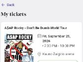 2 A$ap Rocky Koncerto Bilietai Zalgirio Arenoje - nuotraukos Nr. 3