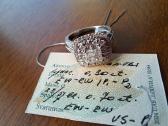 Aukso žiedas su deimantais (1 karatas)