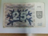 1991m 25talonai su užrašu - nuotraukos Nr. 2