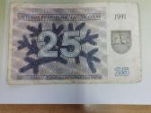 25talonai 1991m su užrašu