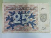 25 Talonai 1991m be užrašo - nuotraukos Nr. 2
