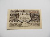Notgeldas 25 pfennig ,Bad Suderode Vokietija ,1921