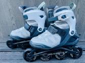 Oxelo Decathlon riedučiai „fit500“, pilki, 38 d.